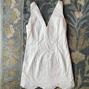 Lilly Pulitzer White Lace Sheath Dress 10